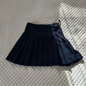 Crewcuts Girls Navy Pleated Skirt